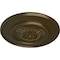 Ekena Millwork Floral Ceiling Medallion, Hand-Painted Brass, 23 1/2"OD x 2 3/4"P CM23FLBRS - alternate 3